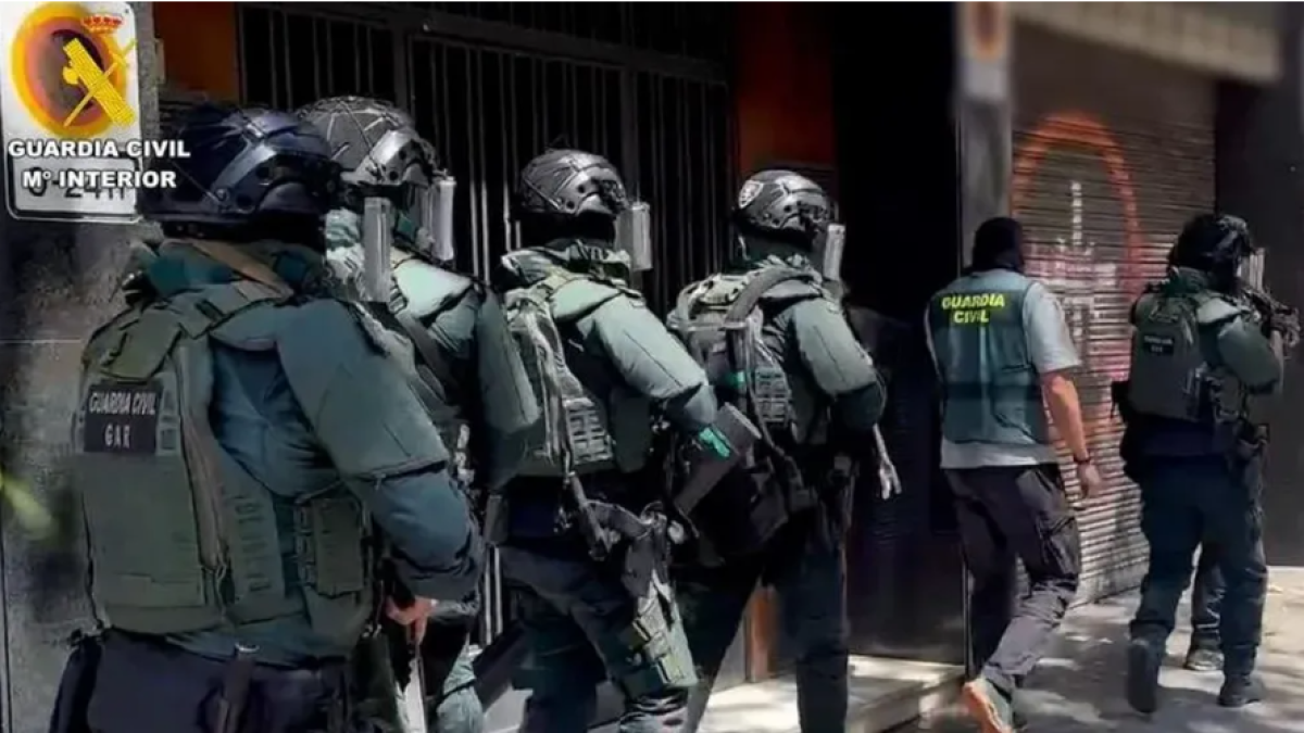 The Guardia Civil during an operation
