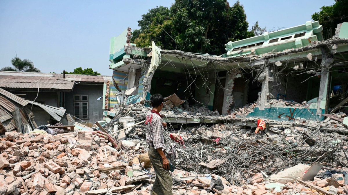 Sismo en Birmania