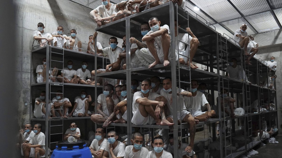 Imagen de la megacárcel en El Salvador