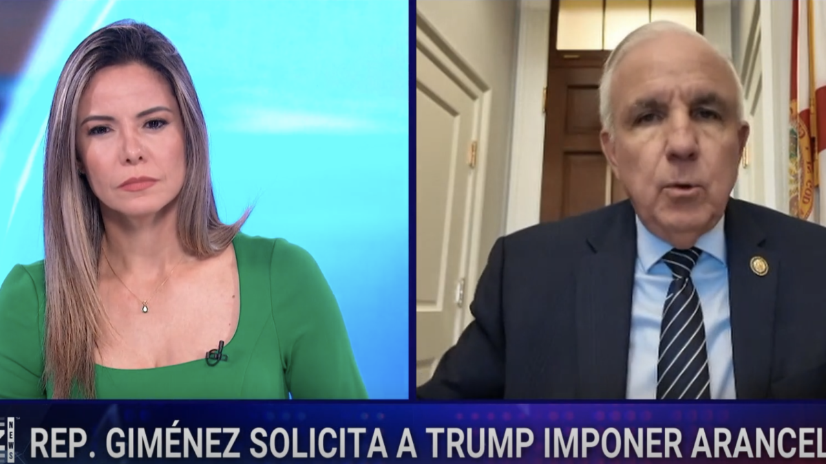 Karina Yapor entrevista al congresista republicano Carlos Giménez.