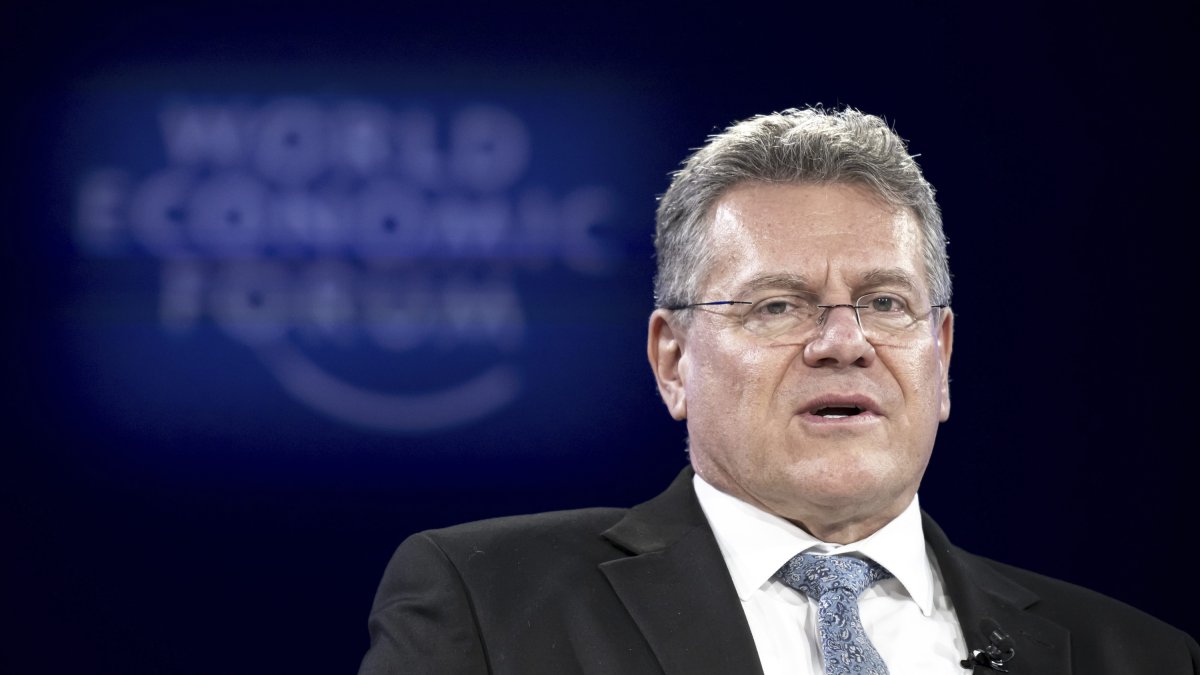 Maros Sefcovic, EU Commissioner for Trade and Economic Security