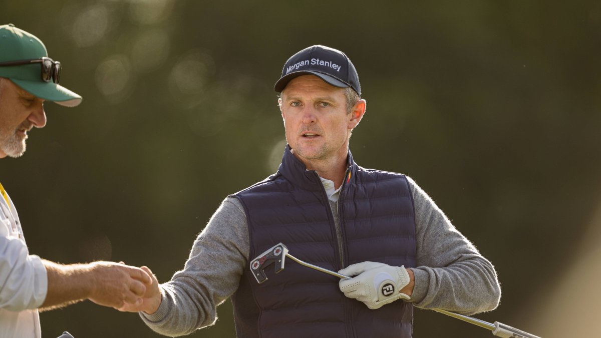 Rose, en un momento de la segunda jornada de Augusta