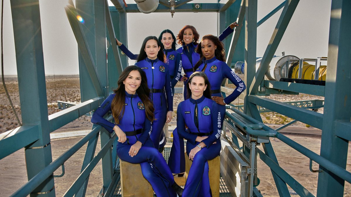 Female crew of Blue Origin's NS-31