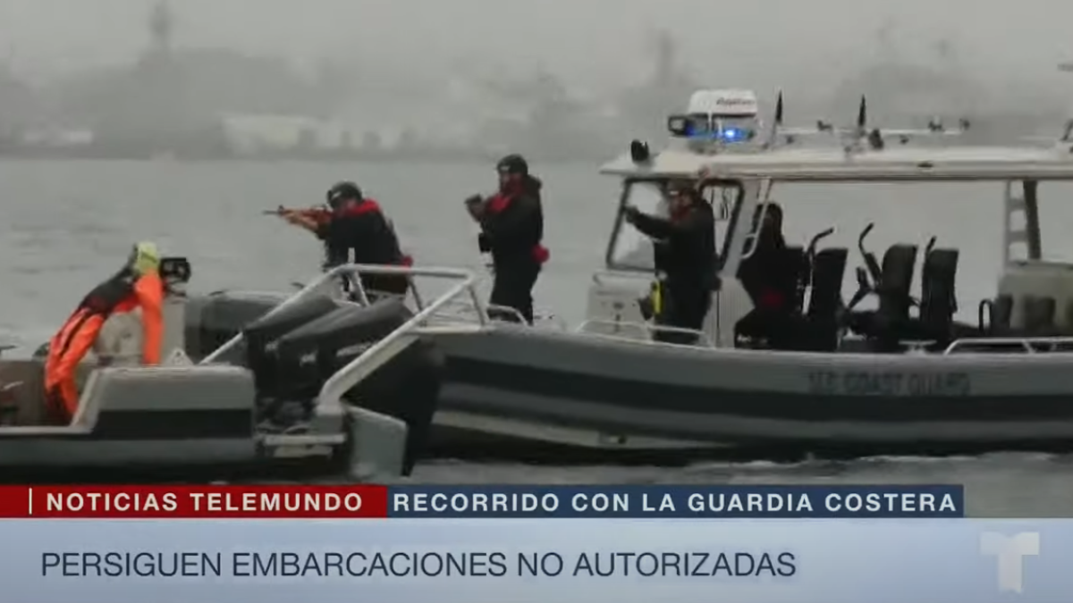 La Guardia Costera intercepta embarcaciones