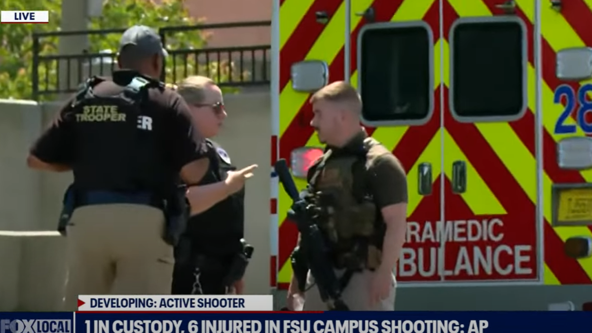 Authorities on the campus of Florida State University.