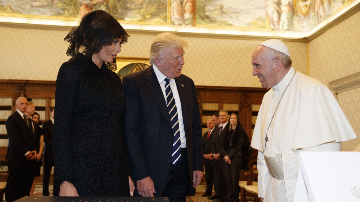 Trump y el papa Francisco se reunieron en el Vaticano en 2017