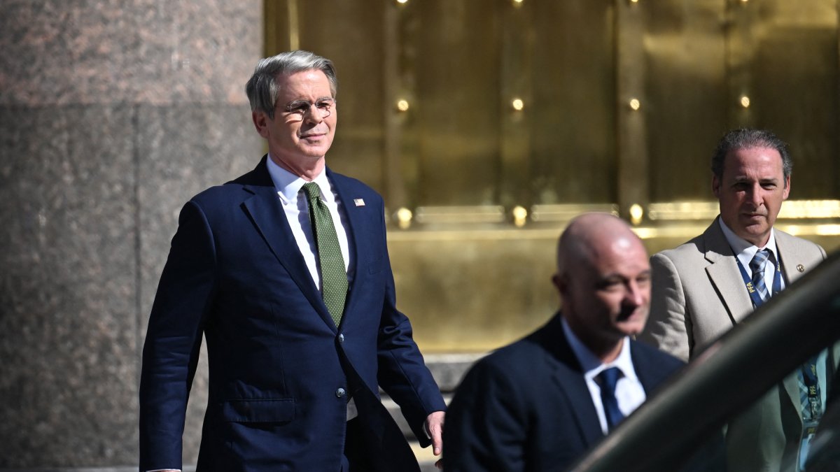 Bessent during his visit to Buenos Aires/ Luis Robayo.