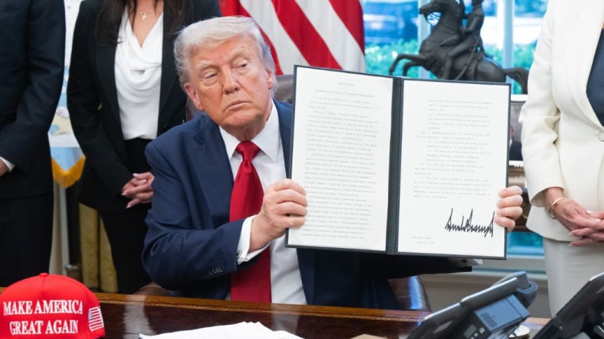 El presidente de Estados Unidos, Donald Trump