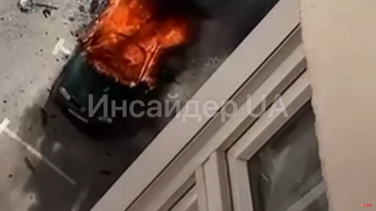 Vehicle explosion in the Moscow region.