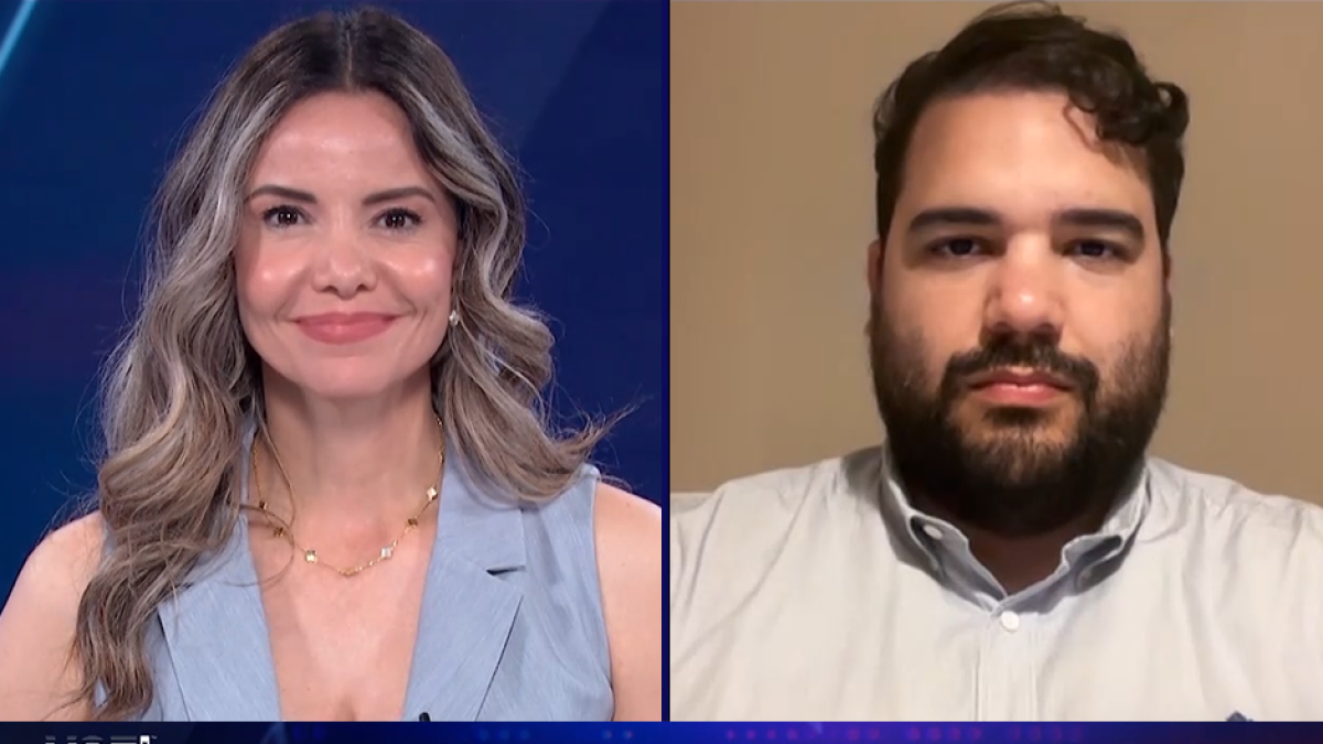 Karina Yapor and Edgar Beltrán.