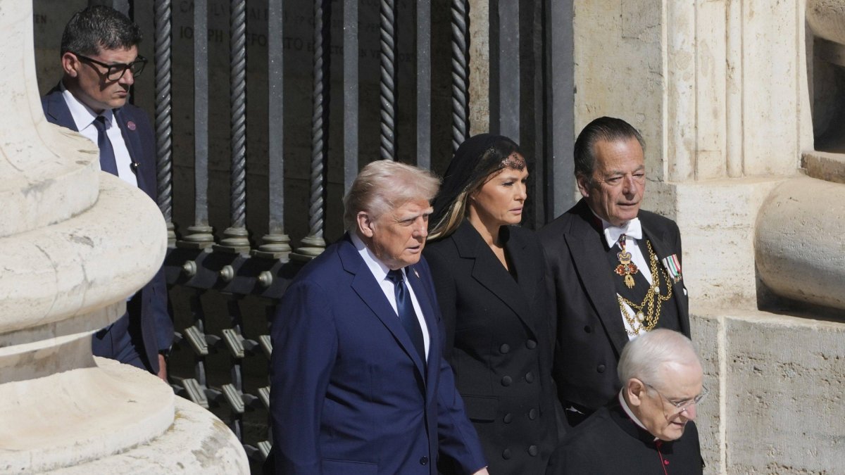 Presidente Trump en Roma