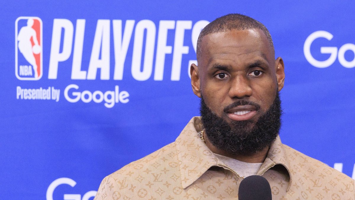 LeBron James after the game against the Timberwolves