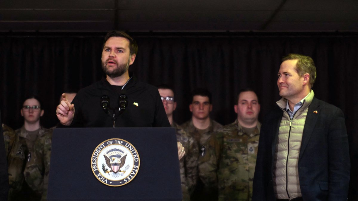 JD Vance y Mike Waltz en una imagen de archivo