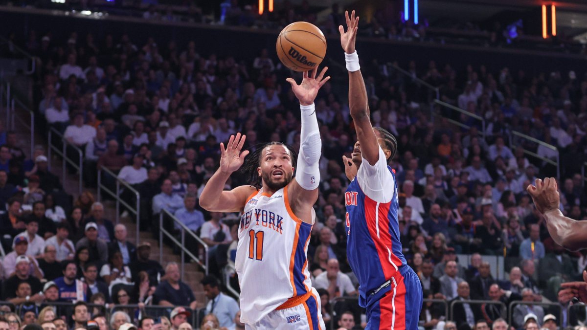 Jalen Brunson, the star of the series between Knicks and Pistons