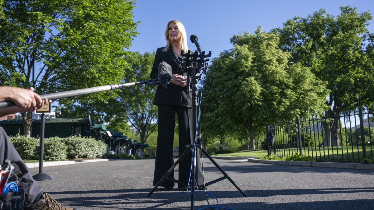 Attorney General Pam Bondi explaining the operation