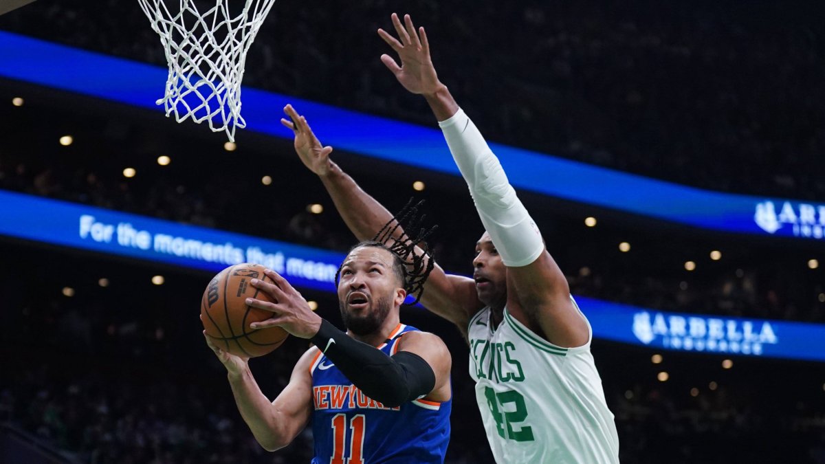 Knicks star Jalen Brunson during the series against Celtics.