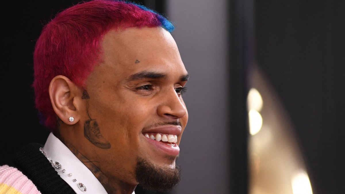 Chris Brown, at the Grammy Awards