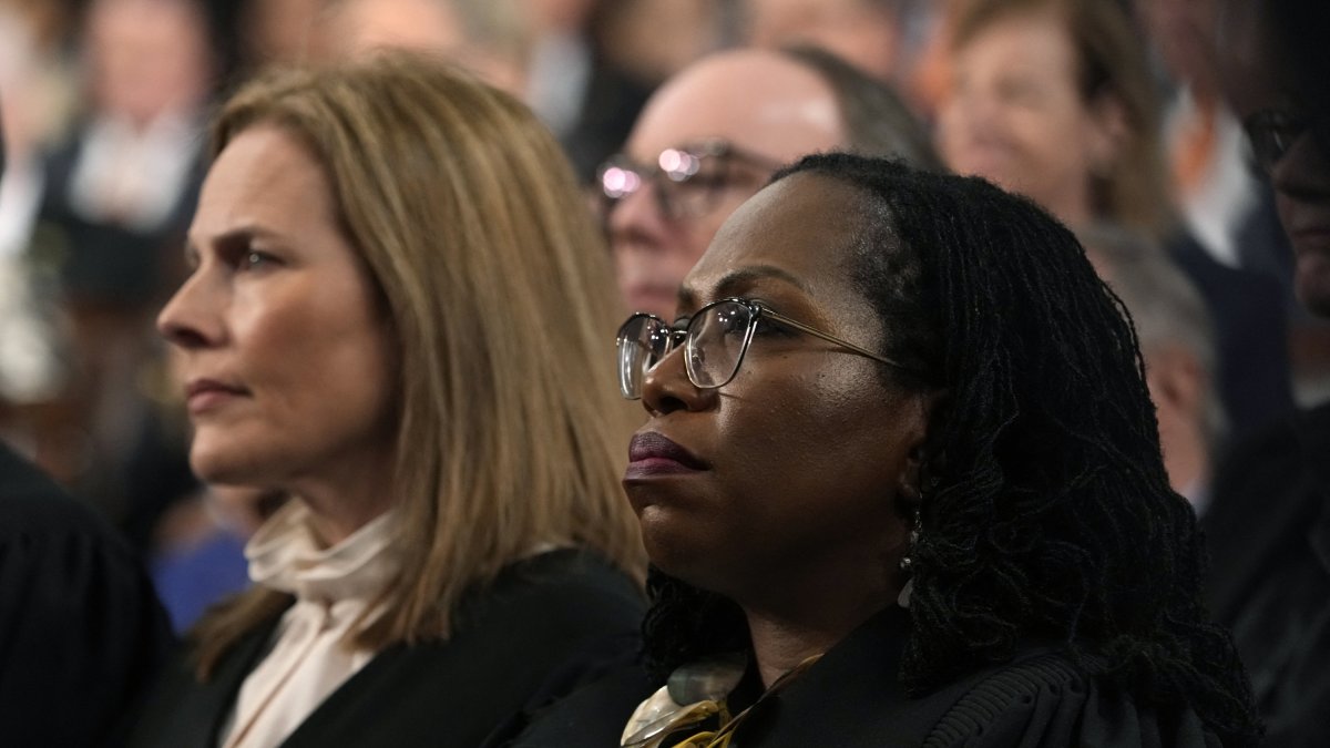 Barrett y Jackson durante un discurso del Estado de la Unión/ Jacquelyn Martin