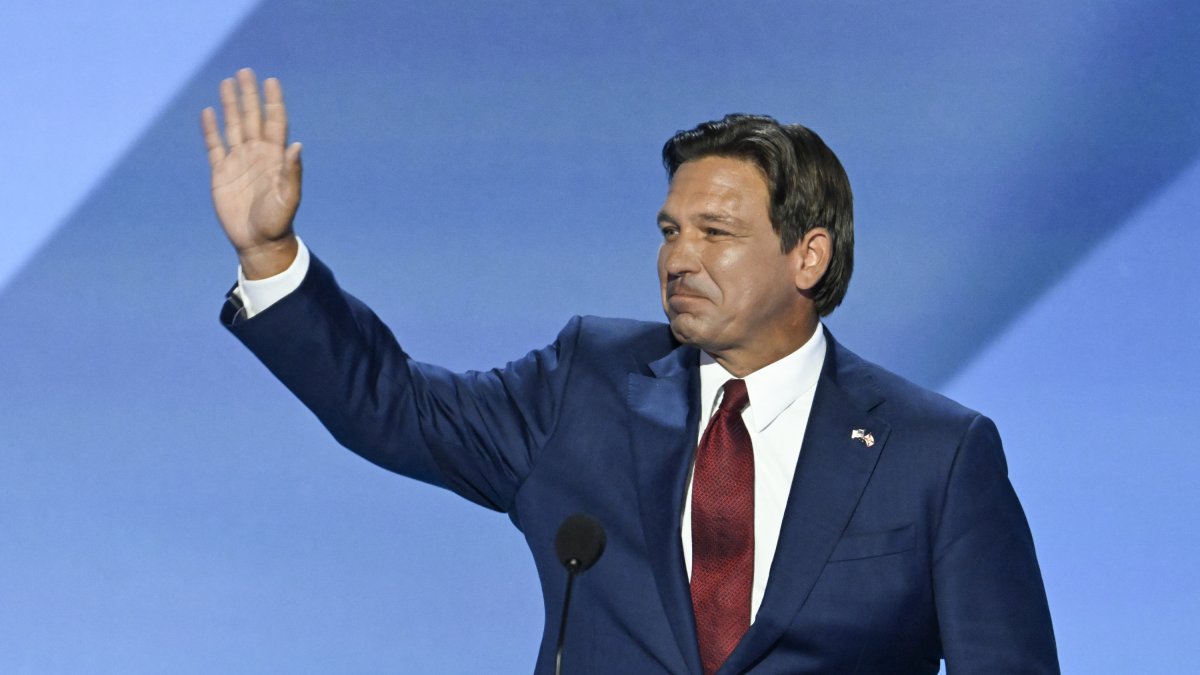 DeSantis en la RNC de 2024/ Andrew Caballero- Reynolds