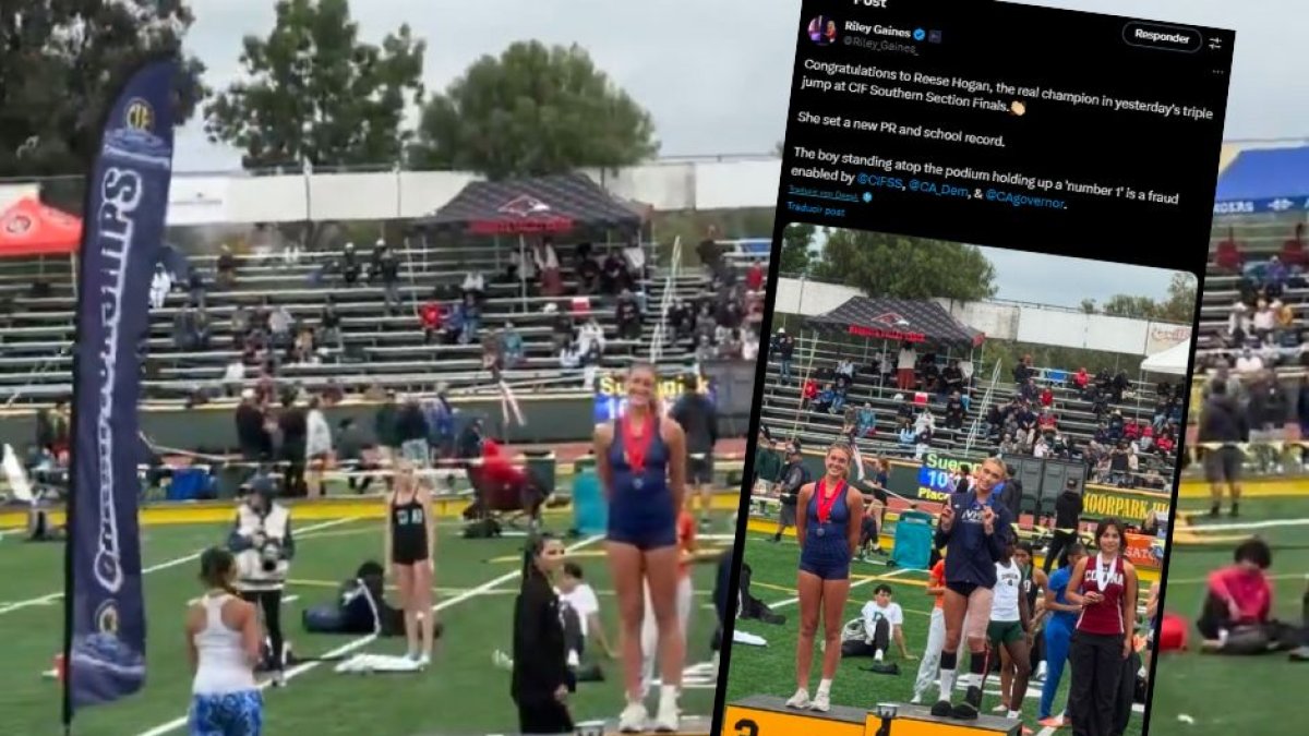 Reese Hogan, en el primer cajón del podio