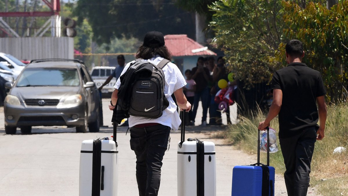 Inmigrantes Ilegales-Imagen de Archivo