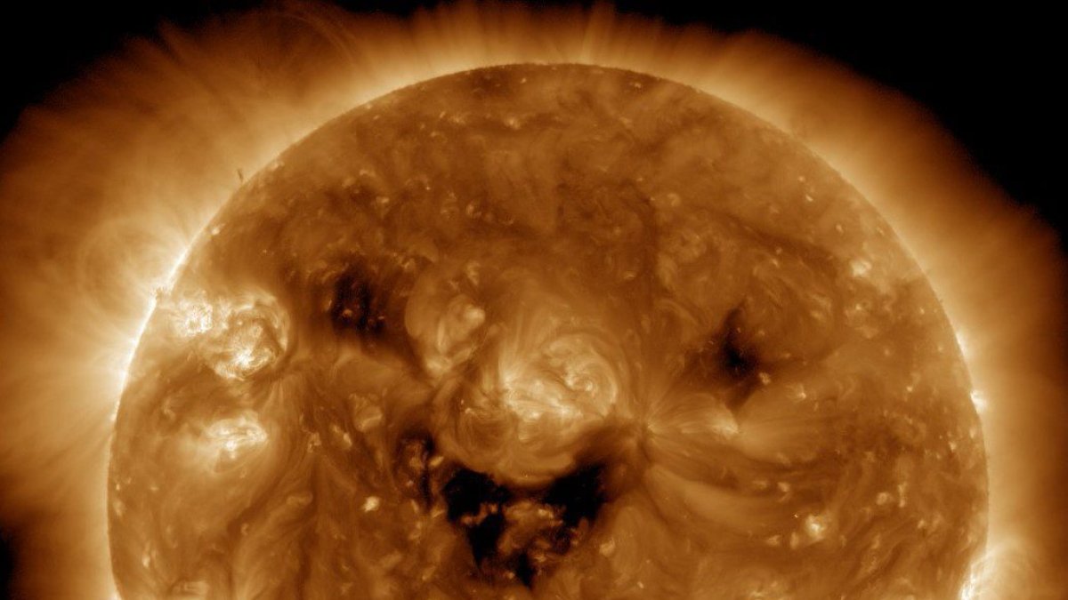 image of the sun provided by NASA