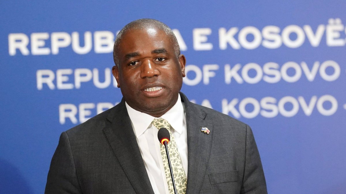 British Foreign Secretary David Lammy