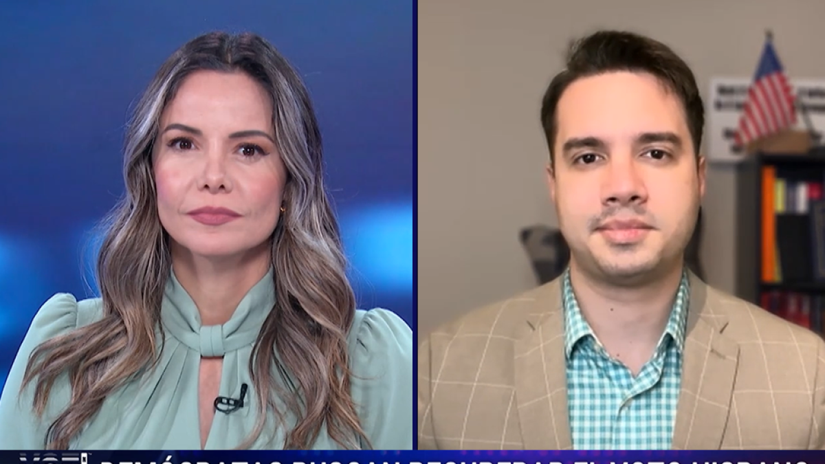 Karina Yapor and Andrés Guilarte in Voz News.