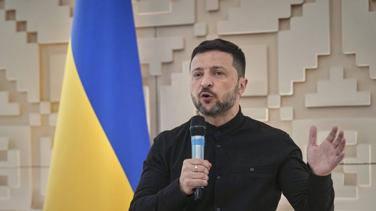 El presidente de Ucrania, Volodímir Zelenski