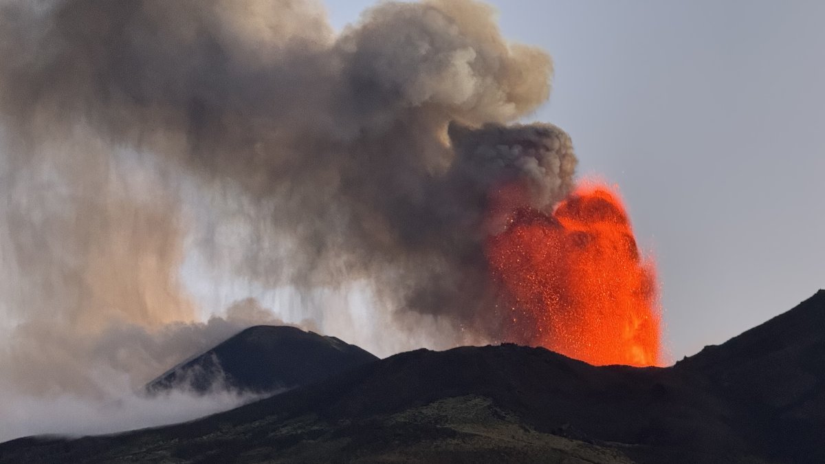 Erupción del Etna (Italia) en julio de 2024. Imagen de archivo