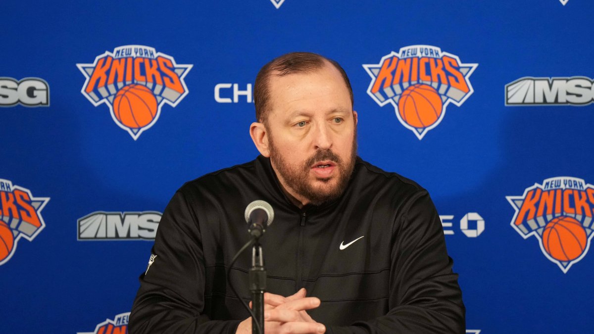 Tom Thibodeau, durante una rueda de prensa