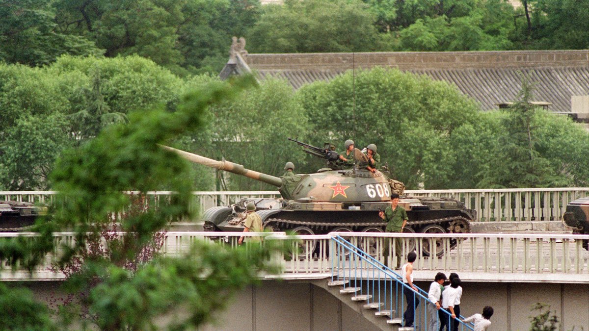 Imágenes de archivo de la represión en Tiananmén