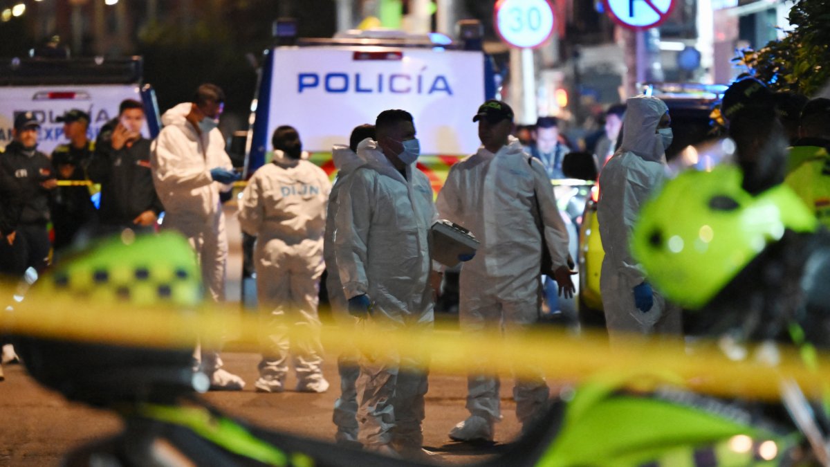 Imagen referencial de una escena del crimen en Colombia