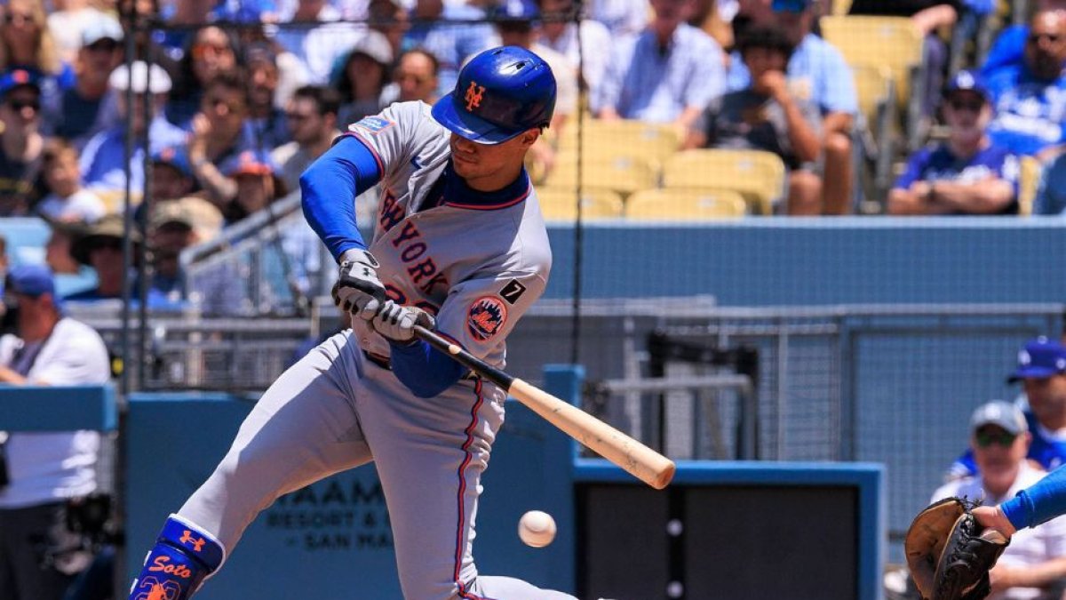 Juan Soto (Mets de Nueva York), durante un juego