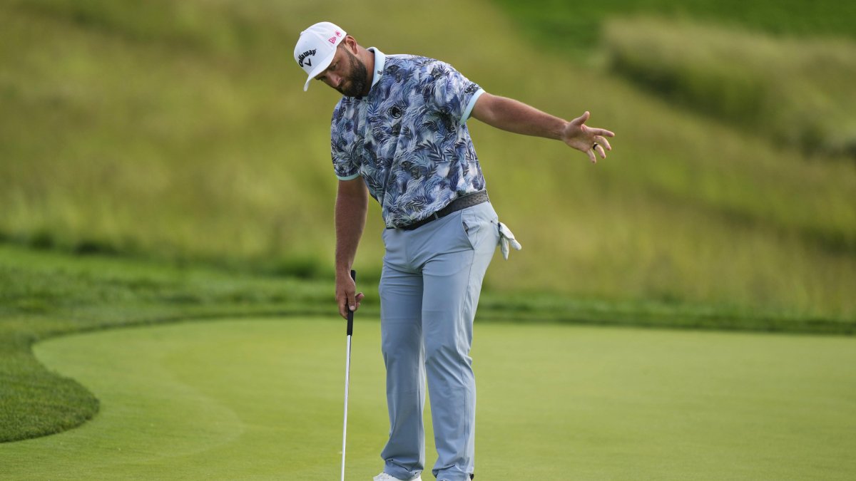 Jon Rahm, durante el US Open 2025