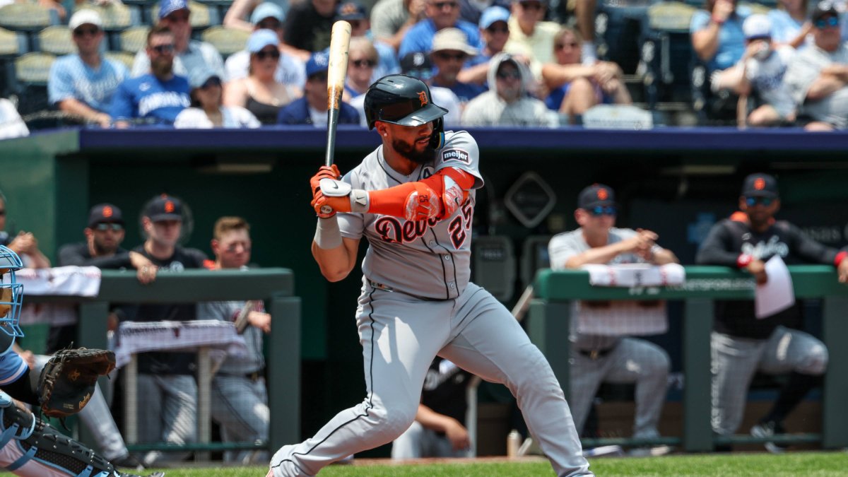 Gleyber Torres, de los Tigres de Detroit