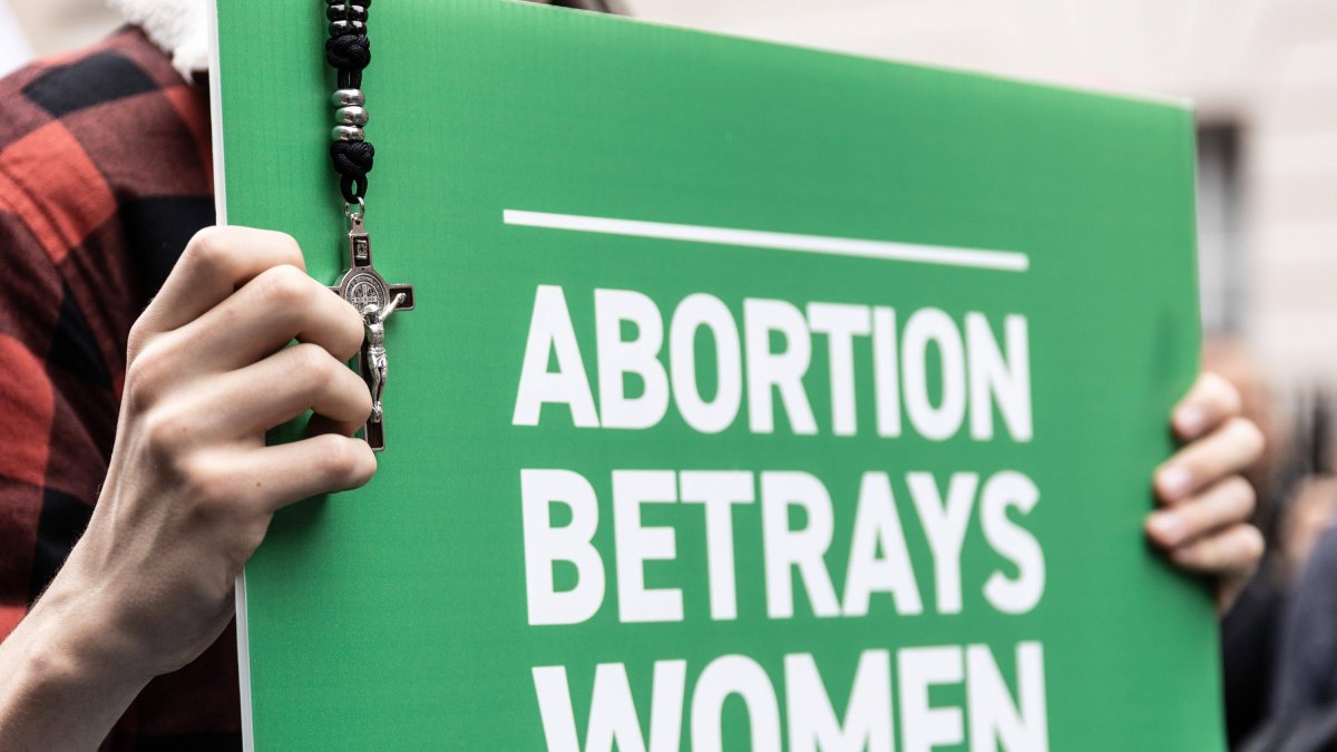 File image of a pro-life march.