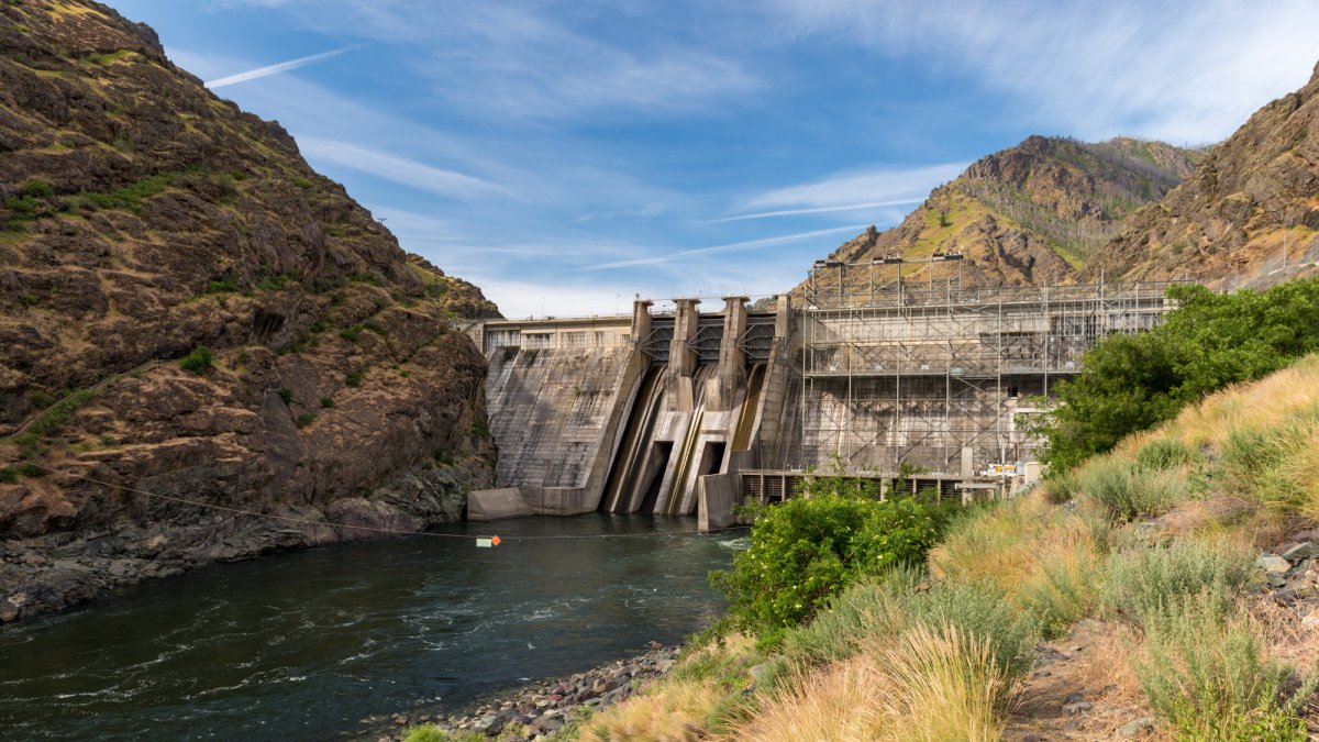 Hells Canyon Dam on the Snake River