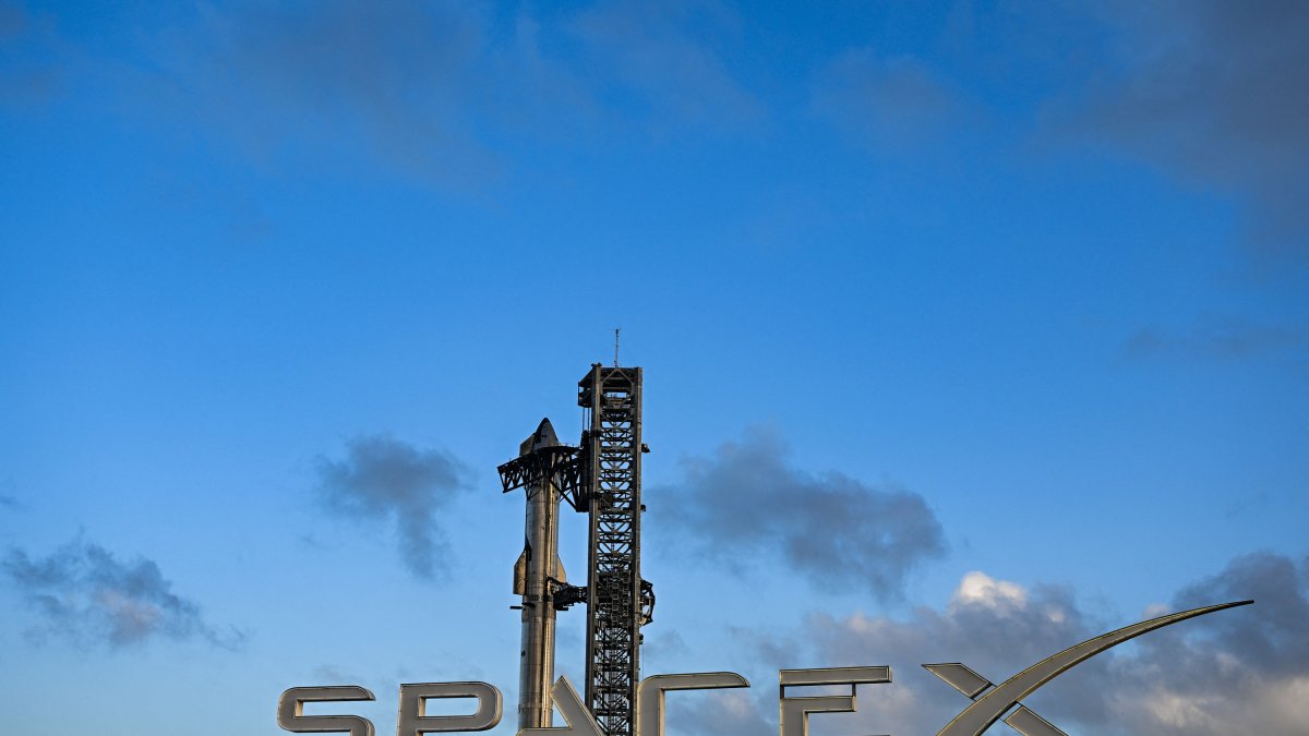 SpaceX's rocket base prepares for a test flight in Boca Chica, Texas. (File)