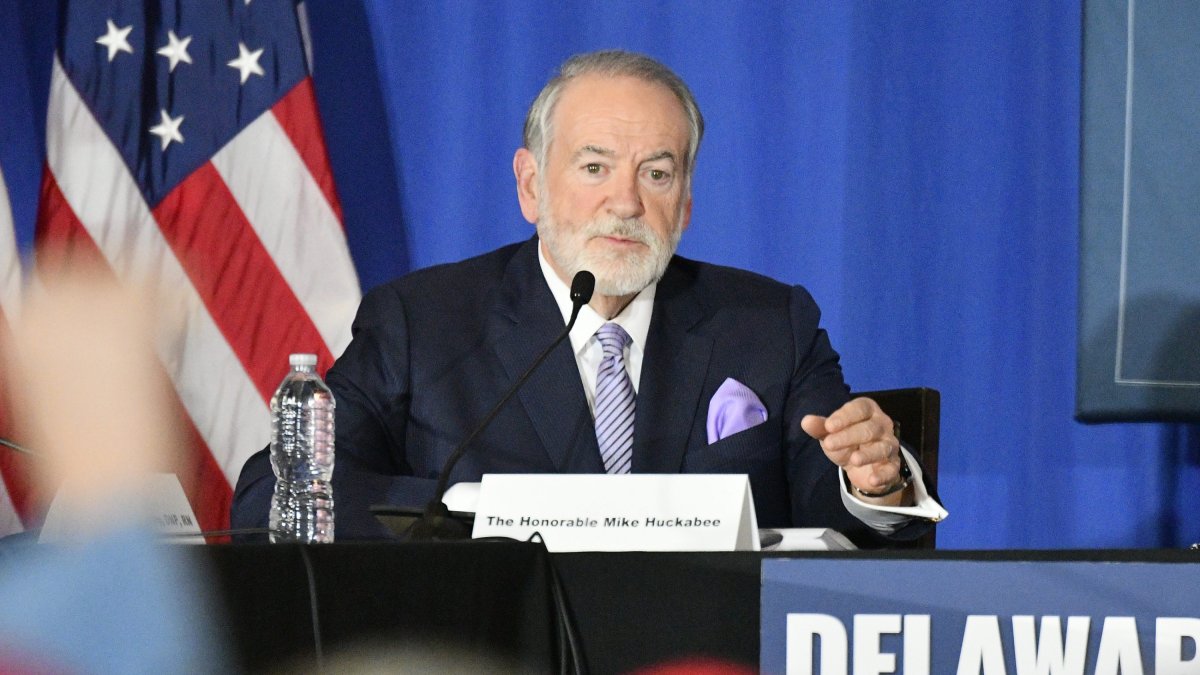 El embajador de Estados Unidos en Israel, Mike Huckabee