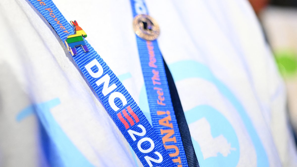 Un asistente a la Convención Nacional Demócrata de 2024/ Alex Wroblewski