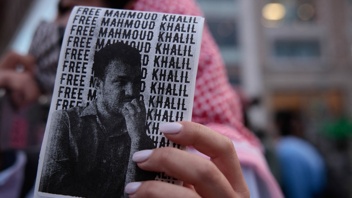 El activista Propalestino Mahmoud Khalil (Archivo) 