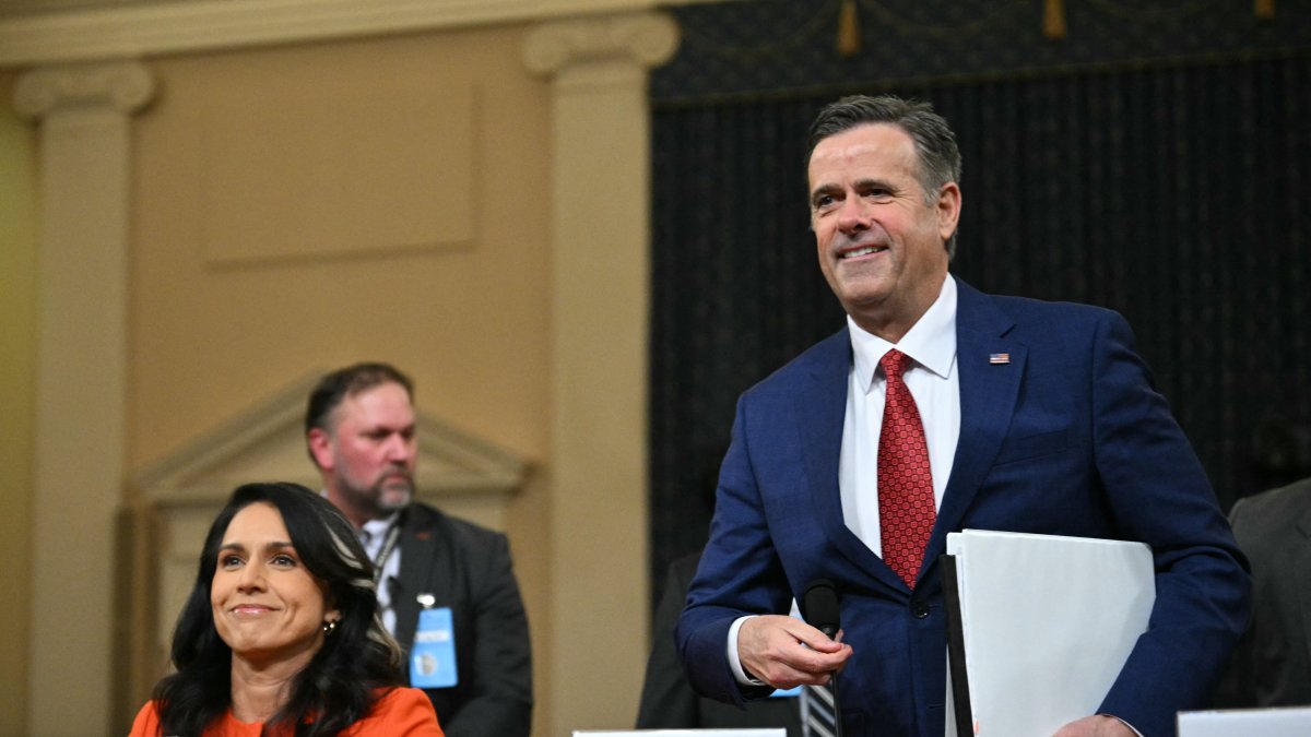 Tulsi Gabbard y John Ratcliffe en una imagen de archivo