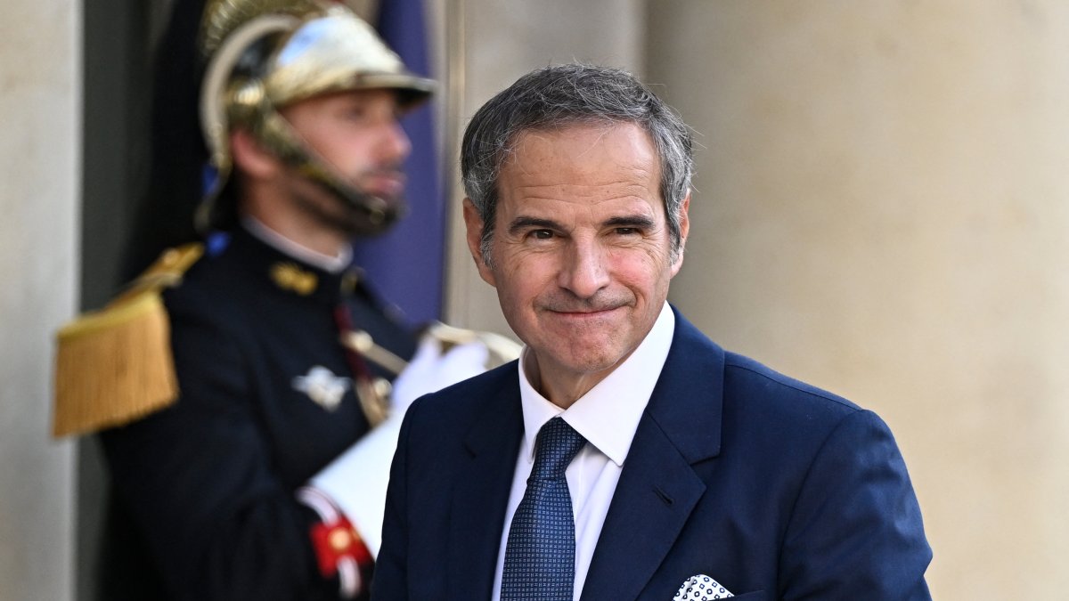 El Director General del Organismo Internacional de Energía Atómica (OIEA) Rafael Grossi