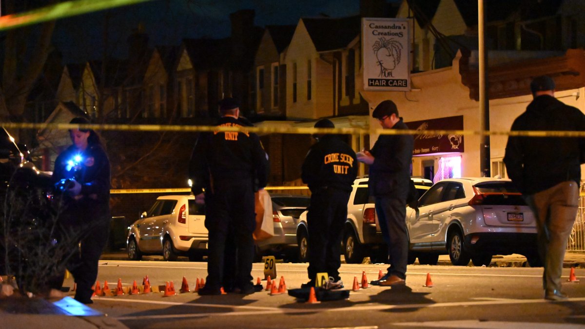 Philadelphia crime scene.