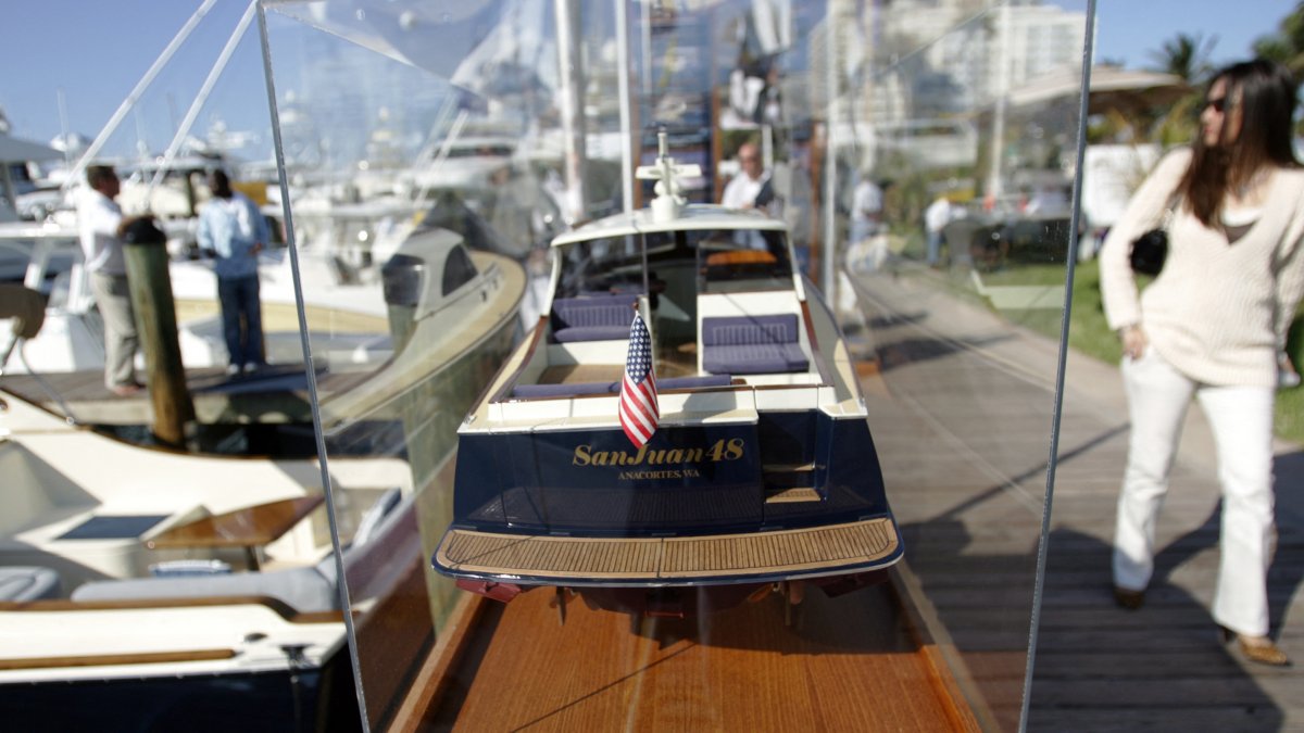 A yacht show in the Florida Keys.