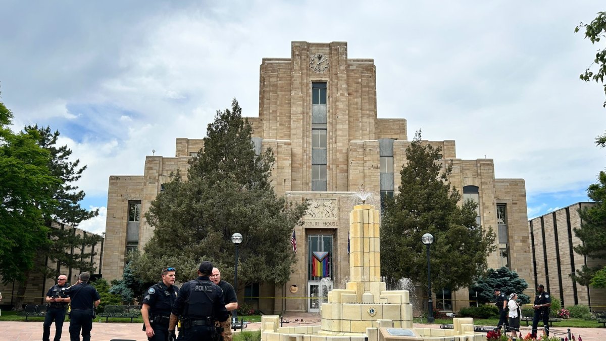 Escena del atentado en Boulder, Colorado, el 1 de junio de 2025.