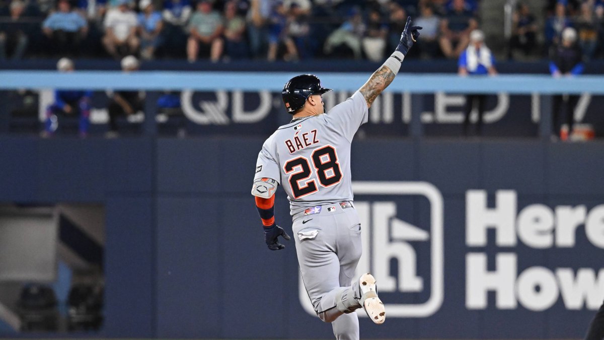 Javier Báez, de los Tigres de Detroit. Imagen de archivo