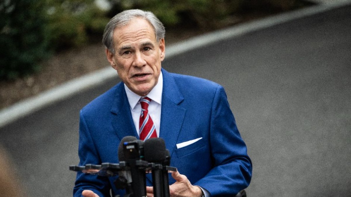 Governor Greg Abbott in a file image.