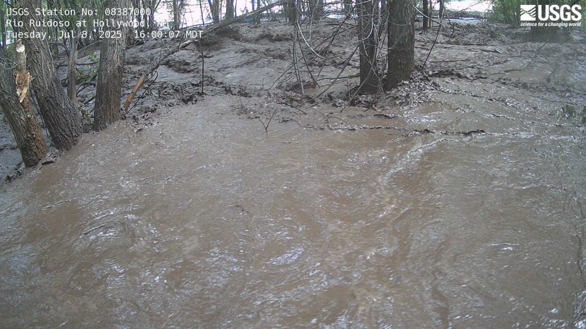 Image of the floods in Ruidoso, N.M.